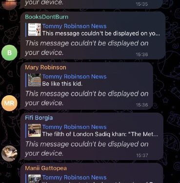 It looks as though the likes of Google and Apple may have restricted content for the chat on your device.To avoid any is…