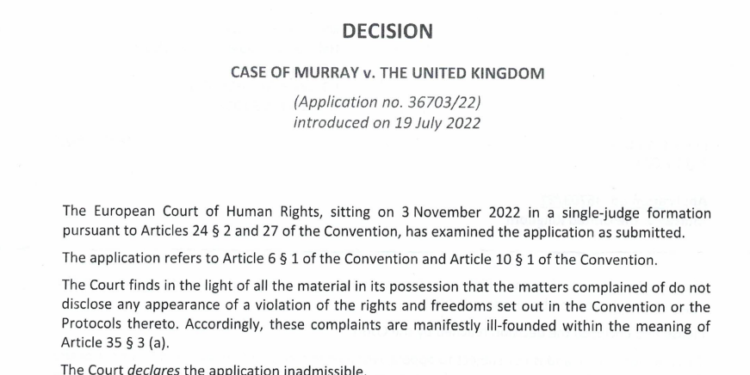 Strasbourg Cul de Sac – Craig Murray