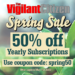 The VC Spring Sale: 50% Off Yearly Subscriptions!