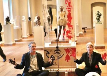 Unhinged Climate Activists Vandalize Degas Sculpture in Washington D.C. | The Gateway Pundit