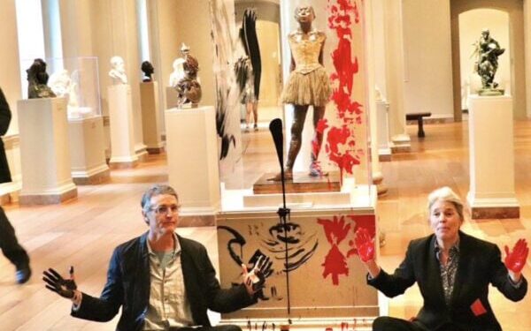 Unhinged Climate Activists Vandalize Degas Sculpture in Washington D.C. | The Gateway Pundit