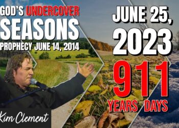 9/11 [Years/Days] GOD's UNDERCOVER SEASONS Prophecy into June 25, 2023!! Kim Clement