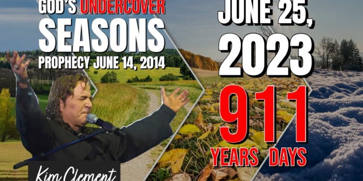 9/11 [Years/Days] GOD's UNDERCOVER SEASONS Prophecy into June 25, 2023!! Kim Clement