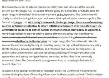 “A Single Sentence Will Define Everything”: Here’s What The Fed Will Say Today