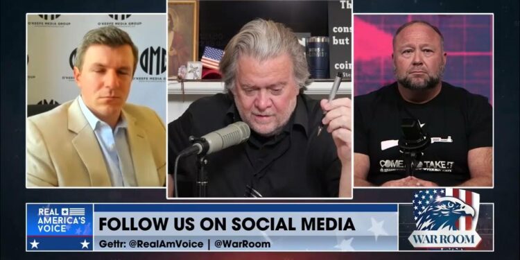 Bannon, O’Keefe, and Alex Jones discuss OMG’s explosive undercover footage of Fox News Insider