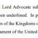 Independence, Justice and the Unionist Lord Advocate