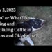 May 3 – Who? or What? Is Killing and Mutilating Cattle in Texas and Oklahoma?