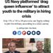 Meanwhile in the US…https://www.foxnews.com/media/us-navy-platformed-drag-queen-influencer-attract-youth-military-hiring…