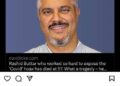 Numerous accounts showing up online that Dr Buttar believed he was poisoned after a CNN interview. He had symptoms of my…