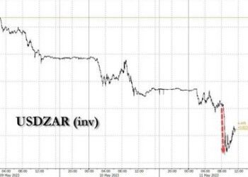 Rand Plummets To Record Low After US Accuses South Africa Of Supplying Weapons To Russia