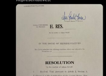 Rep. Anna Paulina Luna introduces resolution to remove Shifty Adam Schiff from the House.