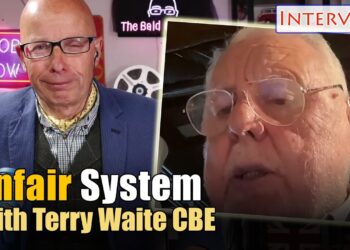 Terry Waite speaks to Clive Freeman