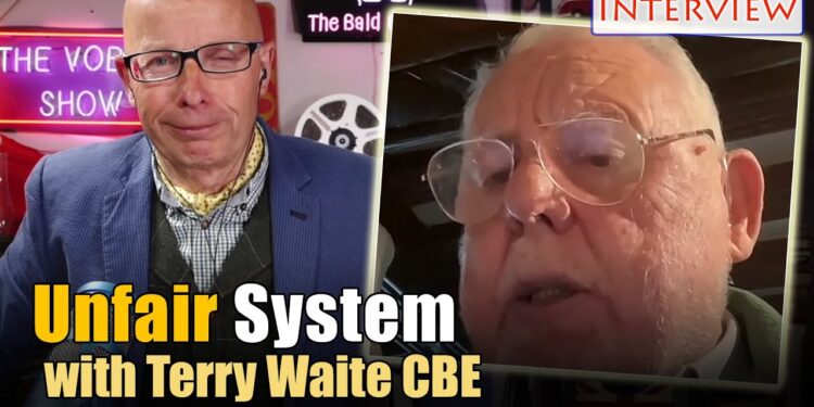 Terry Waite speaks to Clive Freeman