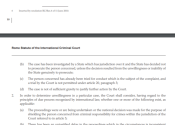 The International Criminal Court: Now Simply Indefensible