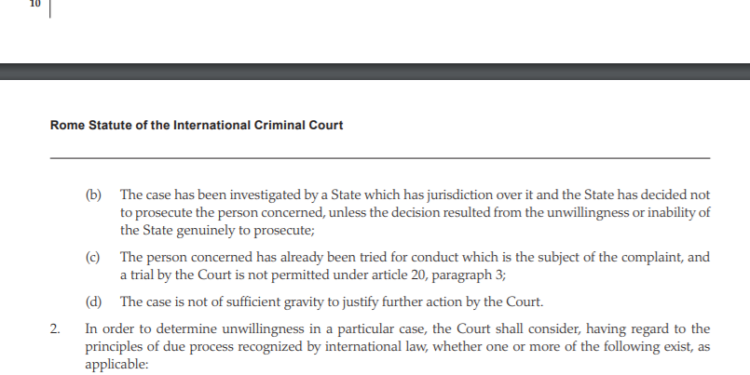 The International Criminal Court: Now Simply Indefensible