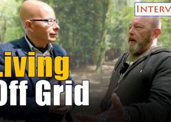 The Secret Cabin in woods