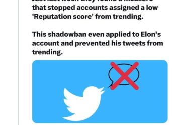 A year of running Twitter and the layers of censorship are still being uncovered? This is how much leftists, democrats,…