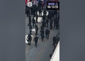 Citizen Journalist Gets Aerial Footage of ANOTHER Arrest at Trump Indictment in Miami, FL