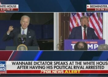 Fox News Slams Biden While Airing Trump Speech: “Wannabe Dictator Speaks at the White House After Having His Political Rival Arrested” | The Gateway Pundit | by Kristinn Taylor