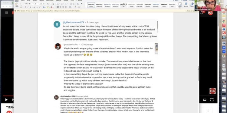 TITAN — More Comments on this STRANGE Incident!