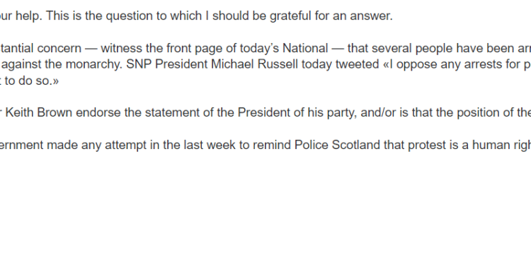 The Question of The Day