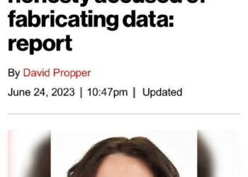 Trusting the Science means trusting the scientist! https://nypost.com/2023/06/24/harvard-behavior-scientist-who-studied-…