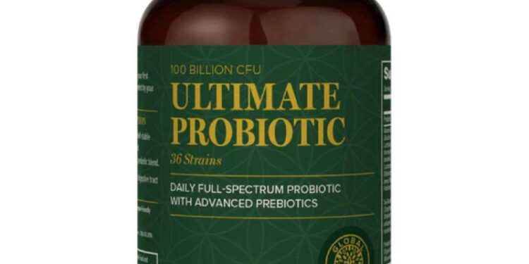 Ultimate Probiotic60 vegetarian capsules packaged in amber glass.24 probiotic strains12 soil-based microorganism strains…