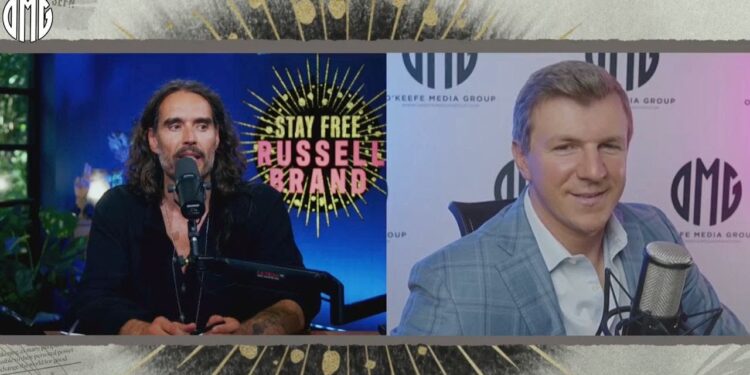 "Explosive Revelation!” Russell Brand Talks to James O'Keefe about OMG BlackRock Story