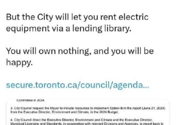 Agenda 2030: “You’ll own nothing. And you’ll be happy. What you want you’ll rent, and it’ll be delivered by drone.”https…