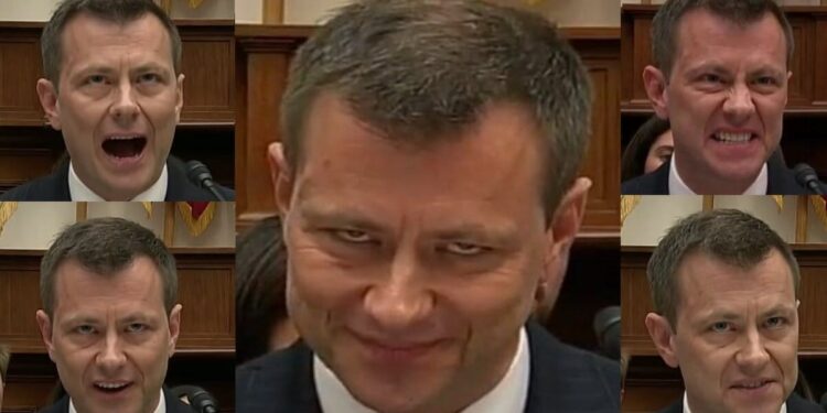 Dirty Cop Peter Strzok Who Was Fired for Being Biased, Corrupt and Banging his Biased Cohort Says There Is No Bias in FBI (VIDEO) | The Gateway Pundit | by Jim Hoft