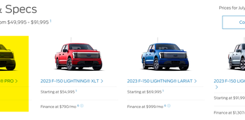 Ford Slashes F-150 Lightning Truck Prices By Up To $10,000 As EV War Heats Up