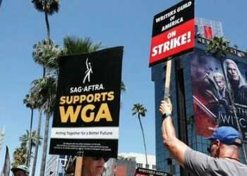 Hollywood Grinds To A Halt As Actors And Writers Go On Strike Together For First Time In Six Decades