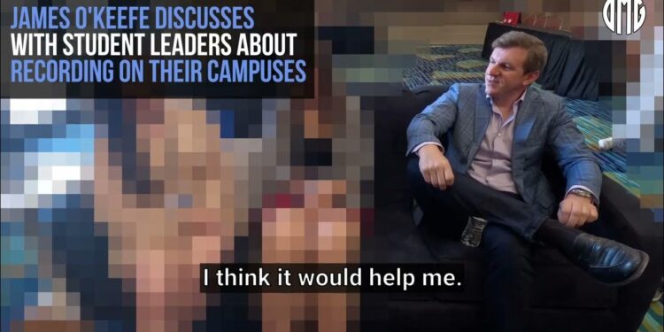 James O’Keefe discussion with student leaders about recording on their campuses