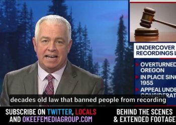 Local TV covers Oregon Law Overturned from James O’Keefe lawsuit