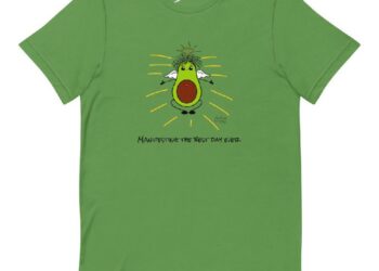 Manifesting The Best Day Ever Avocado T-Shirt!https://www.stylemyfuture.com/product-page/short-sleeve-unisex-manifesting…
