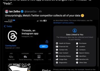 Zuckerborg has created a new app to compete with Twitter.