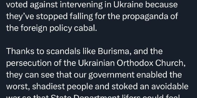 https://www.mediaite.com/politics/whopping-ninety-six-percent-oppose-supporting-ukraine-against-russia-in-turning-points…