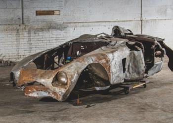 A Crashed 1954 Ferrari Fetches $1.9 Million At Monterey Auction