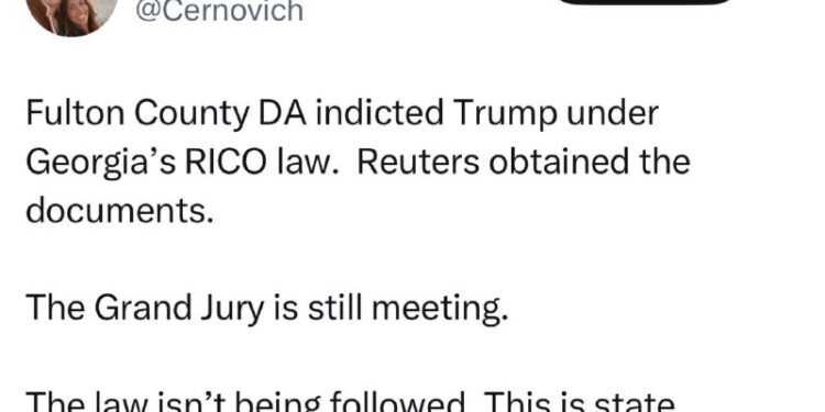 Again…Cernovich is not a Trumper but he’s aware enough to see what’s going on here. Today it’s Trump, tomorrow it will b…