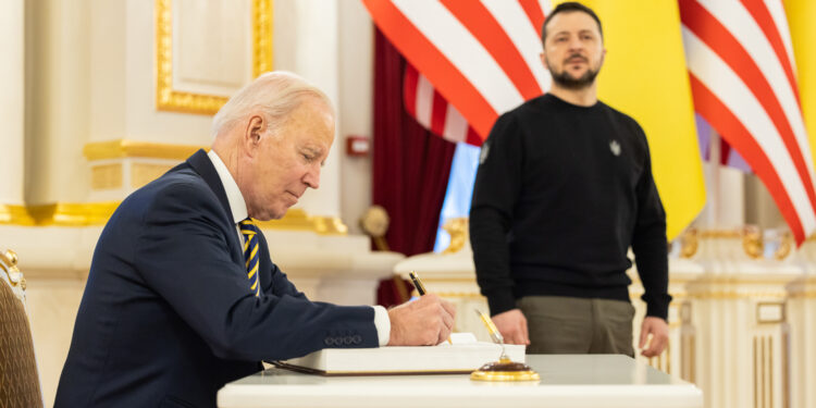 Biden’s Billions for Ukraine Could Have Built a Wall Two Times Across U.S.-Mexico Border