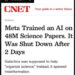 Every time scientists set loose an AI to learn and compute freely with the information available globally on the interne…