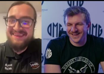 James O'Keefe's zoom call with whistleblower Enis Sujak, from Best Buy Geek Squad.