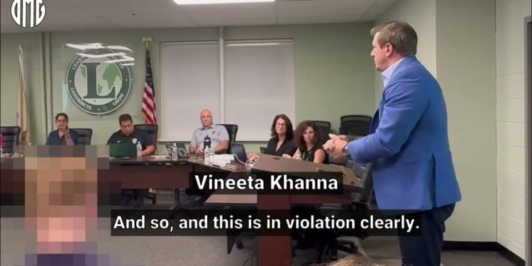 James O’Keefe is told to stop recording school board meeting in Livingston, NJ