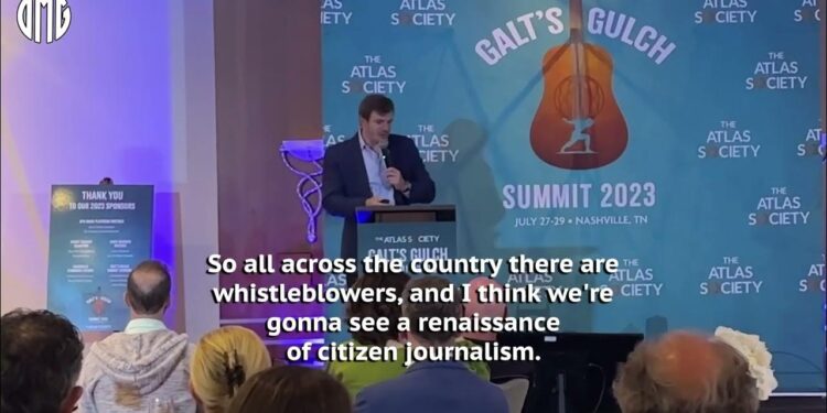 James O’Keefe speaks at the Atlas Society