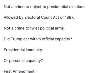 Just so you know: the cheating communist democrats have no case against Trump—it’s all a third world CIA tactic to burde…