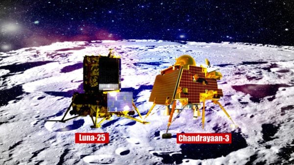 MOONSHOTS! Russia’s Luna-25 and India’s Chandrayaan-3 in a Space Race for the Moon’s South Pole – Missions Are Set To Land While Countries Are Gathered at BRICS Summit | The Gateway Pundit