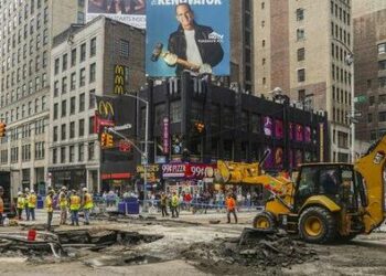 NYC’s Crumbling Infrastructure On Full Display As Century-Old Water Line Floods Times Square