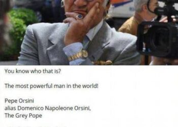 Pepe Orsini: perhaps the most powerful man in the world. A descendent of Roman emperors.