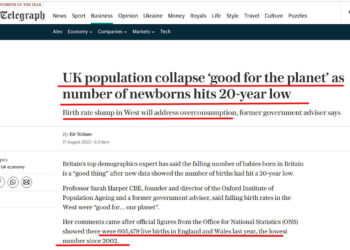 Population Collapse “Good for the Planet”, WEF Adviser Prof Sarah Harper Explains – Summit News