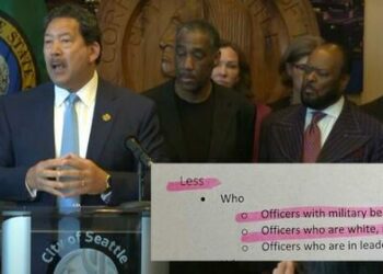 Seattle Mayor’s Office Demanded Fewer ‘Officers Who Are White’ For New Police Hires